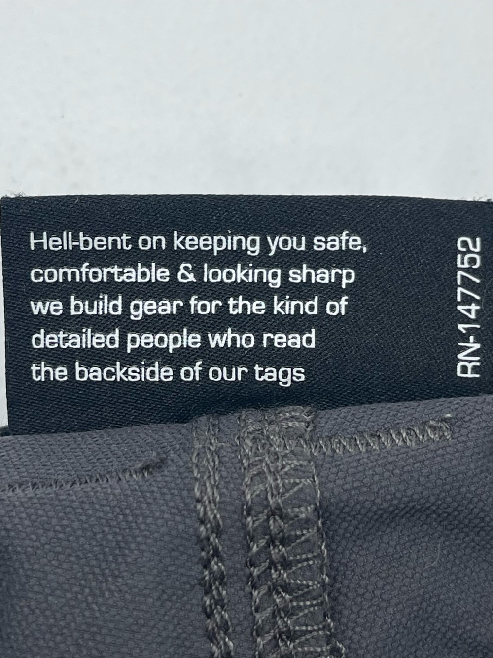 TRUEWERK T1 Women's Workpants Gray Zip Pockets Workwear Stretch Size 14 Long - Picture 9 of 13